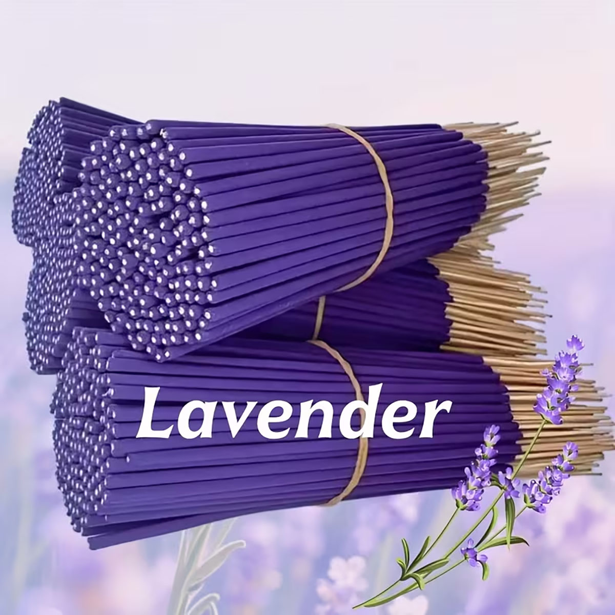 Home Fragrance Candles - أعواد بخور اللافندر الفاخرة للعلاج بالروائح