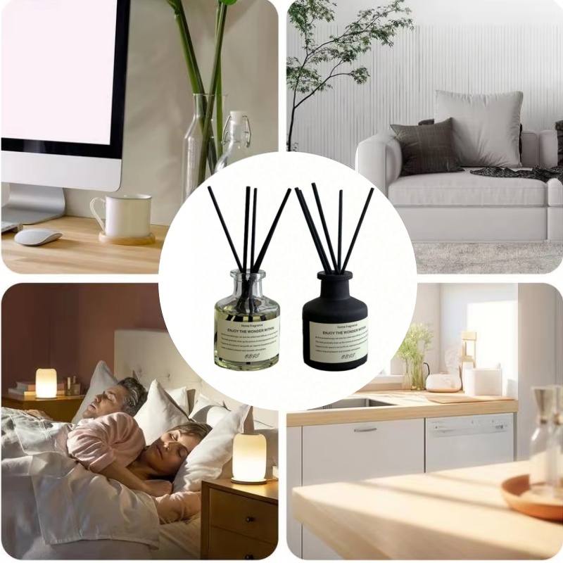 Home Fragrance Jasmine & Yuzu Porcelain Diffuser - معطر منزلي بدون لهب 50 مل،