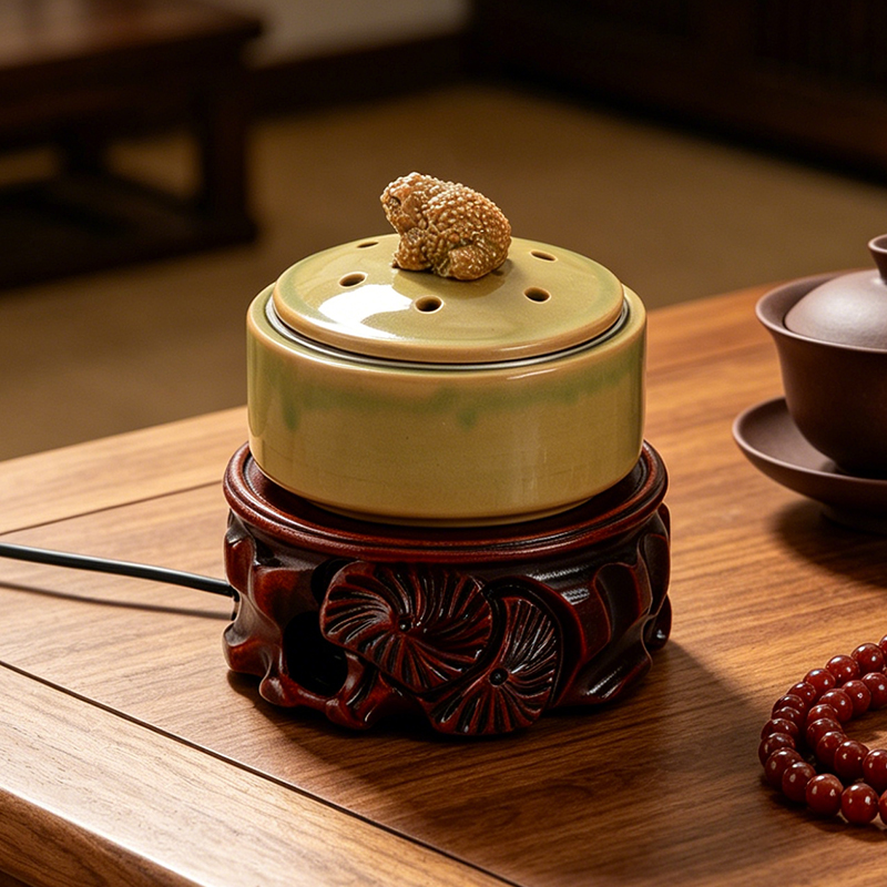 مبخرة سيراميك إلكترونية مع إضا - مراجعة Home Fragrance Oils For Oil Burners وسعره