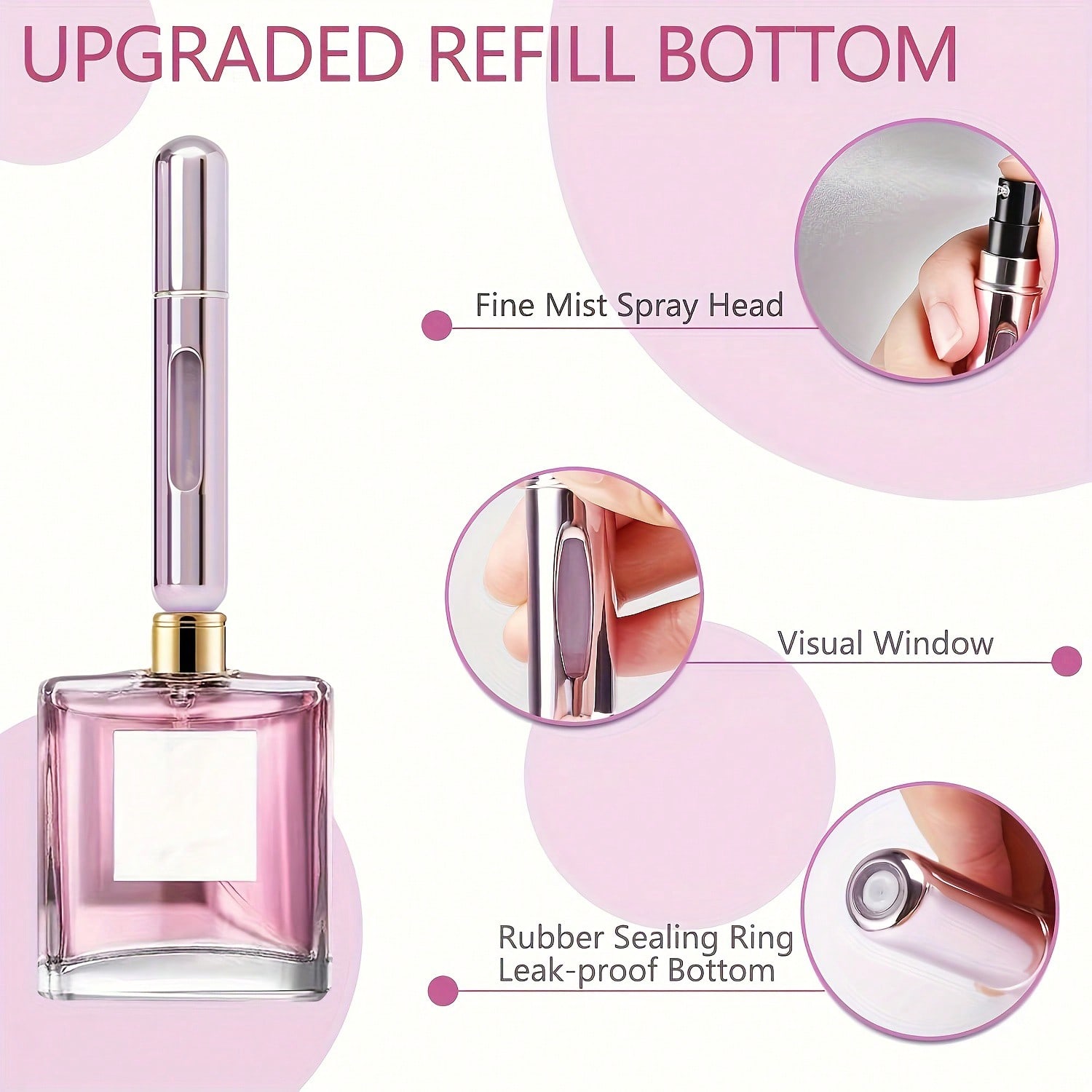 زجاجة عطر محمولة سعة 10 مل قاب - مراجعة Perfume Atomizer Travel وسعره