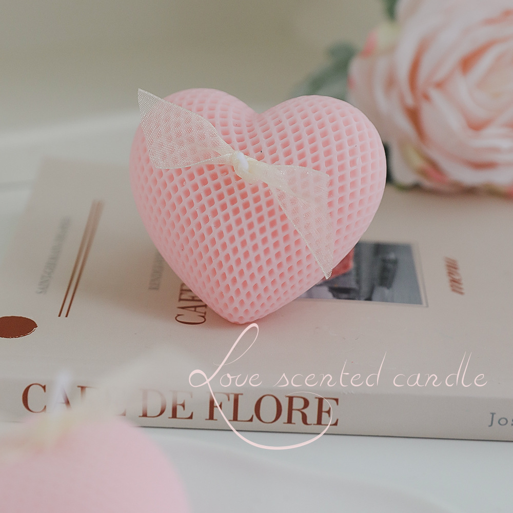 شمعة معطرة مخصصة على شكل قلب ل - مراجعة Home Fragrance Candles وسعره