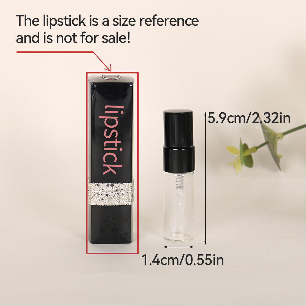 50 قطعة زجاجة عطر زجاجية شفافة - مراجعة Perfume Atomizer Travel وسعره