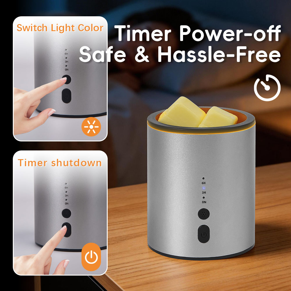 سخان شمع معدني للعلاج بالروائح - مراجعة Home Fragrance Candles وسعره